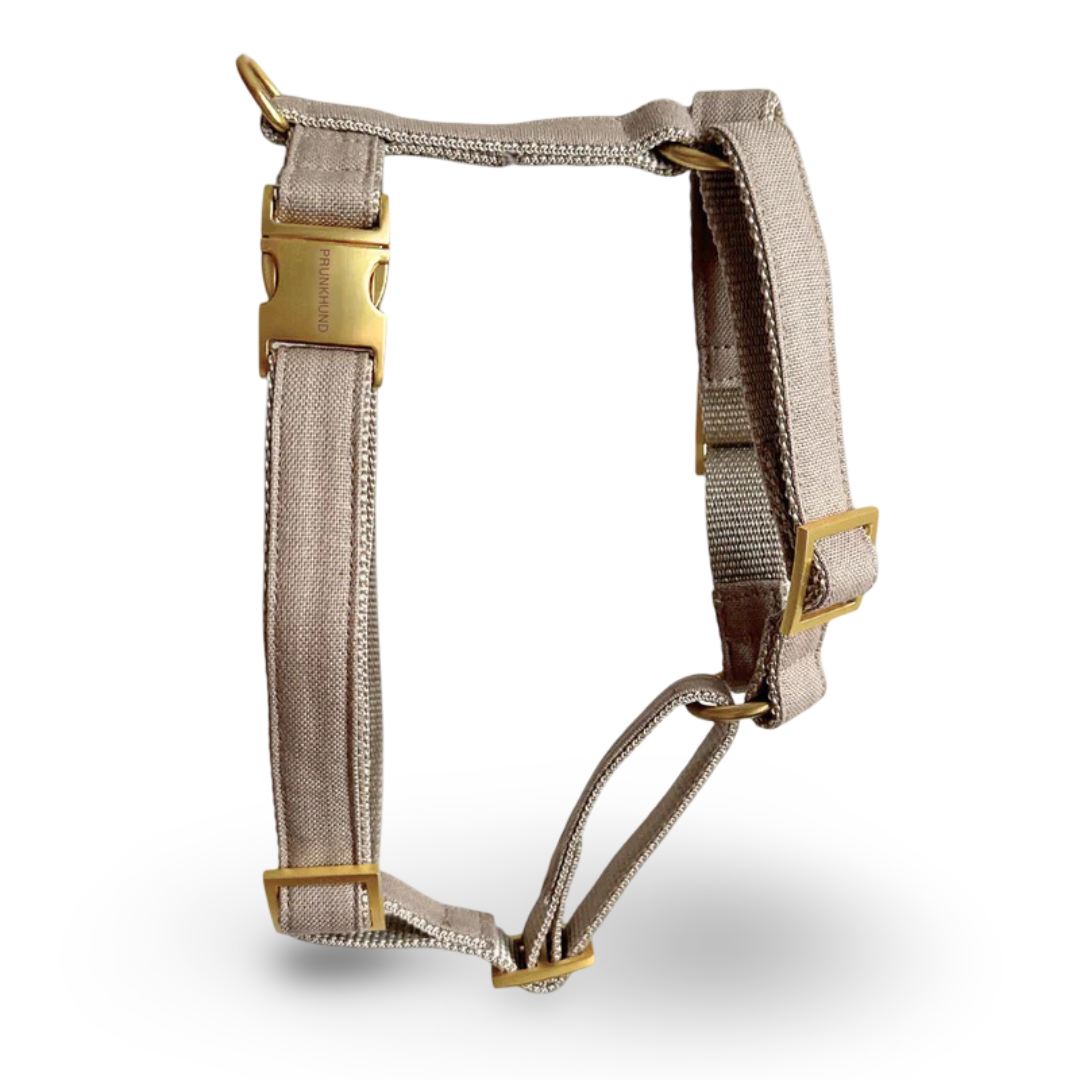 PRUNKHUND - Harnas/tuigje Basic Tan
