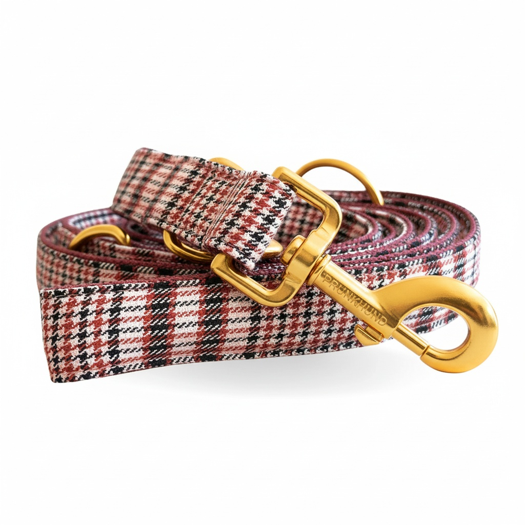 PRUNKHUND - Leiband College Burgundy