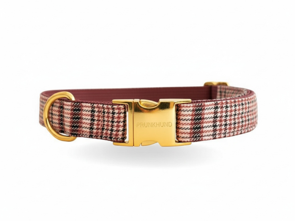 PRUNKHUND - Halsband College Ruby