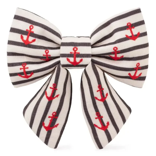 Marine Embroidered Dogbow (Girls)
