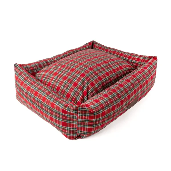 KERST - Tartan hondenmand (leverbaar vanaf 22/11)