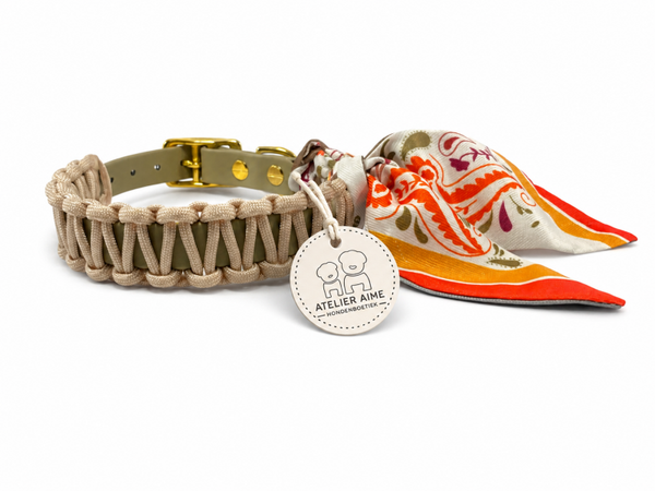 ATELIER AIME - Foulard Collar - Sunset Moss