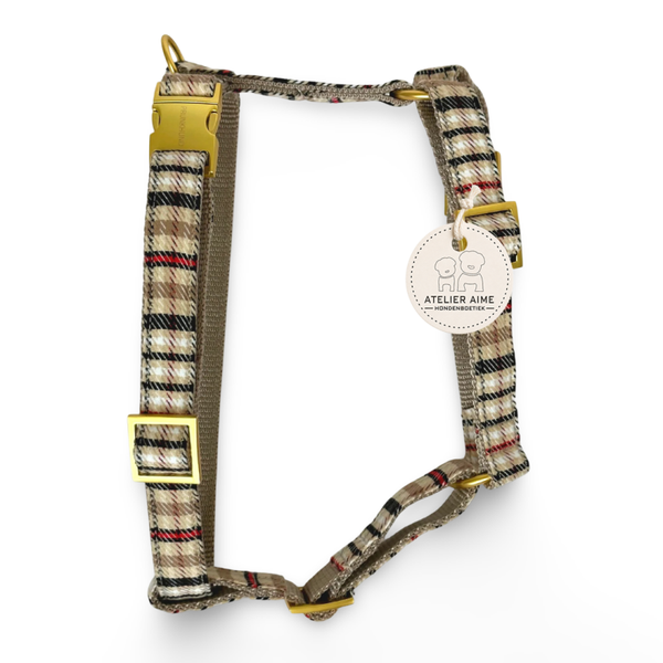 PRUNKHUND - Harnas/tuigje Classic Beige