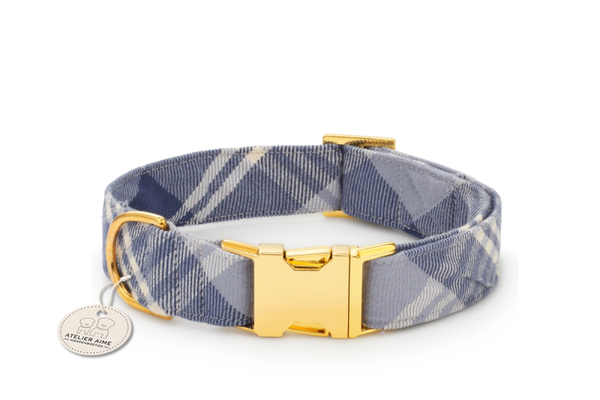 Hawthorne Plaid Fannel Dogcollar
