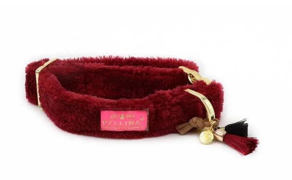 PELLINA - Halsband Cashmere Dark red
