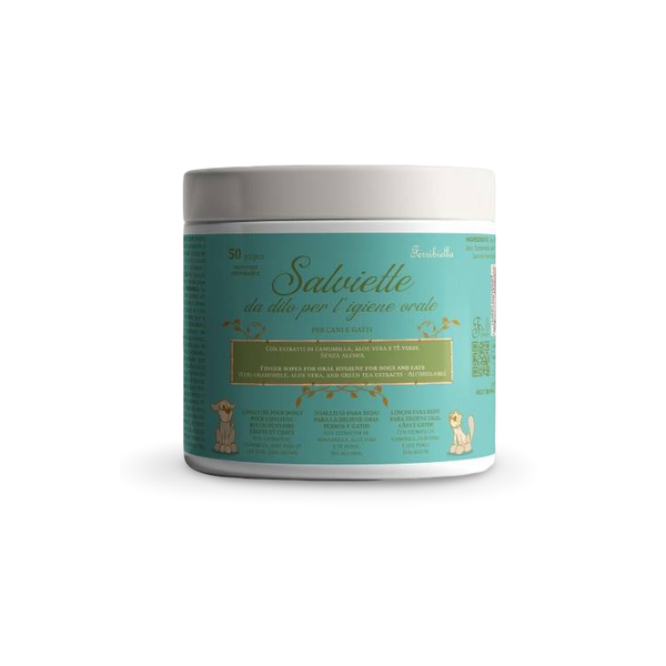 Salviette Finger Wipes For Teeth 50st.