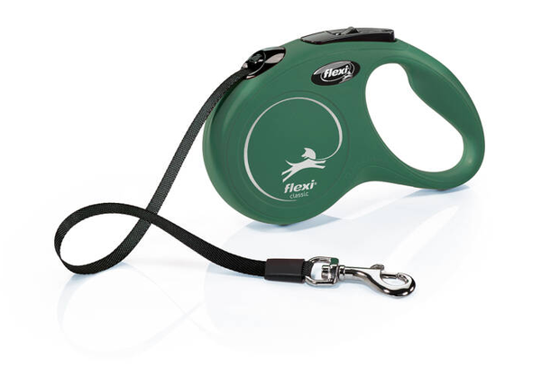 Flexi - New Classic Tape - Olive - M - 5 meter tot 25kg