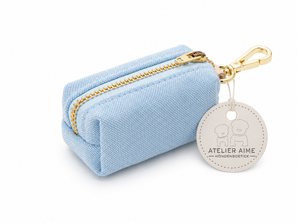 Poepzakhouder Blue Chambray