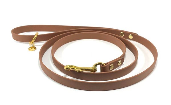 ATELIER AIME - Leiband in Biothane (Bruin)