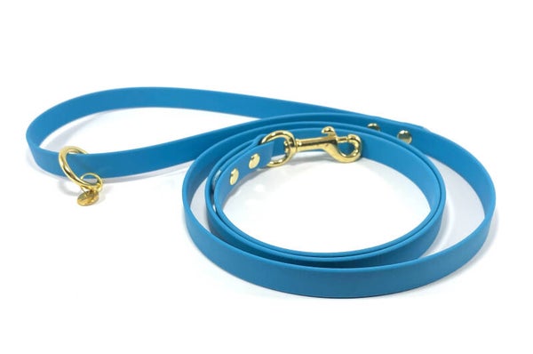 ATELIER AIME - Leiband in Biothane (Aqua)