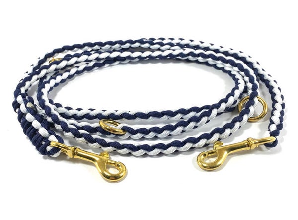 ATELIER AIME - Handvrije verstelbare gevlochten lijn Marine White