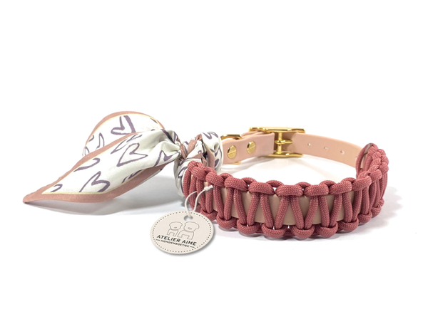 ATELIER AIME - Foulard Collar - Lovely Coral