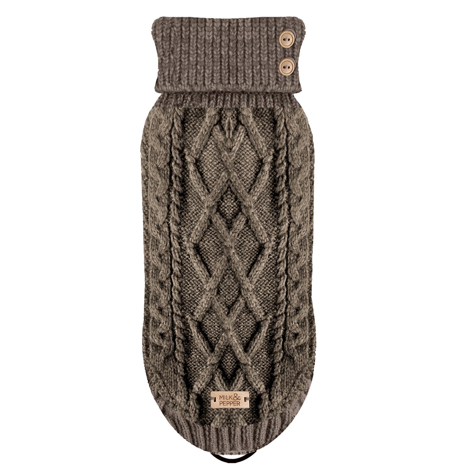 MILK AND PEPPER - Connor Pull Torsade Marron