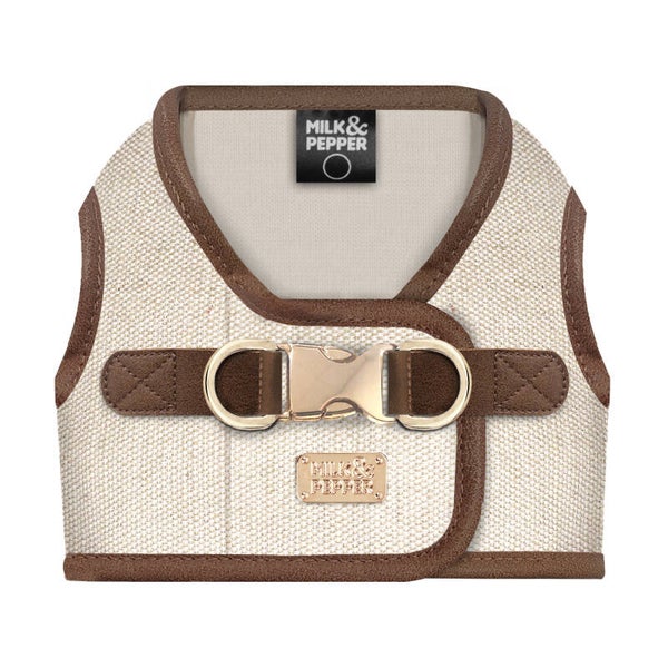 MILK AND PEPPER - Java Harnais Jacket Lin Chocolat