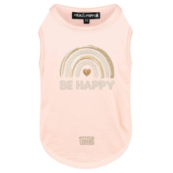 MILK AND PEPPER - T-shirt 'BE  HAPPY'