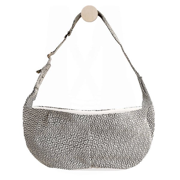 MILK AND PEPPER - Draagzak Mahdi Ethnique Noir-Ecru