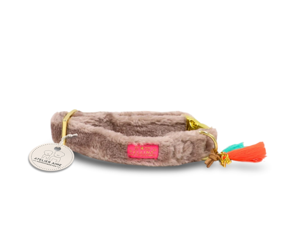 PELLINA - Halsband Cashmere Taupe