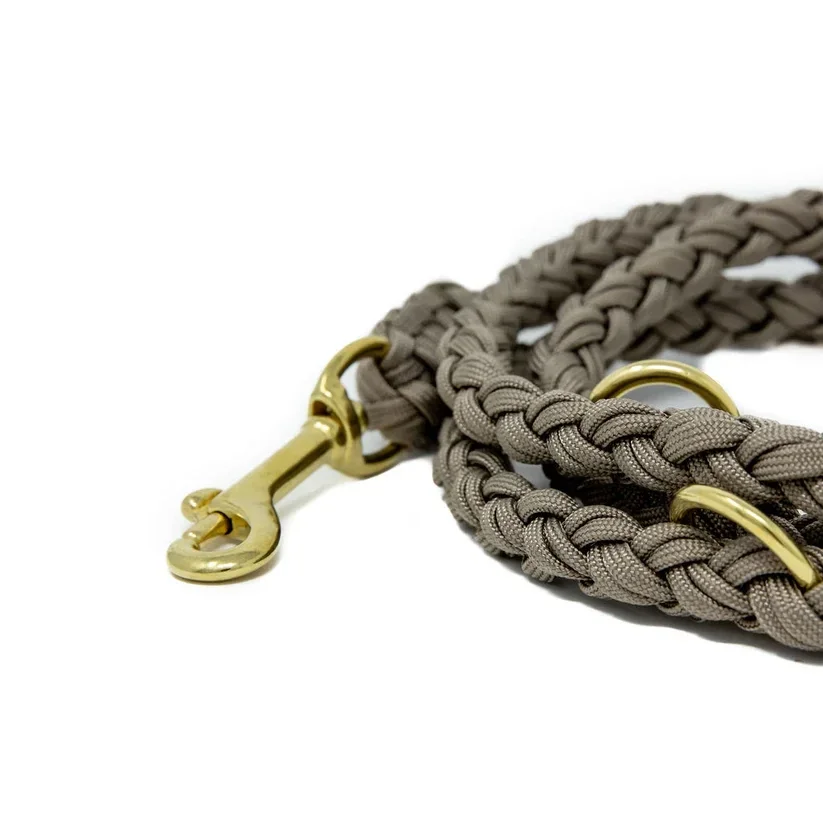 Verstelbare 3-delige en handenvrije lijn Tan