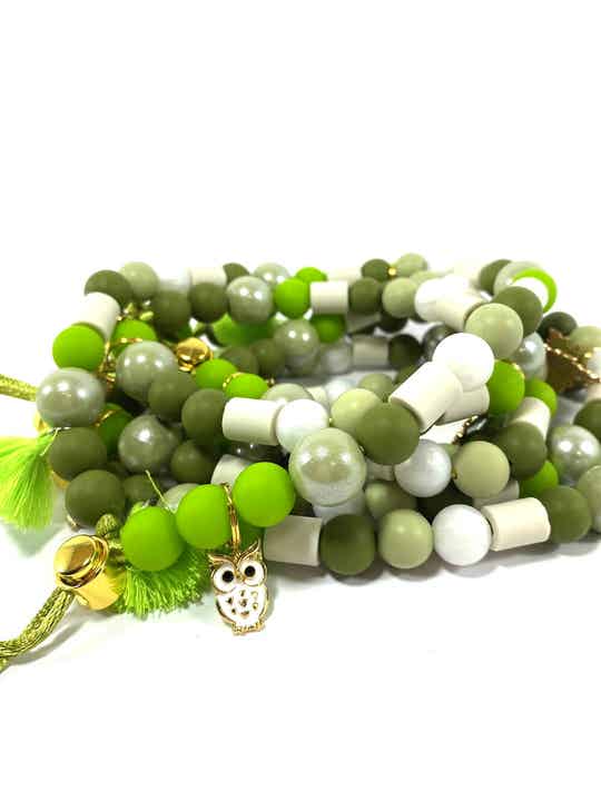 ATELIER AIME - Anti-tekenketting (Chouette Kaki)