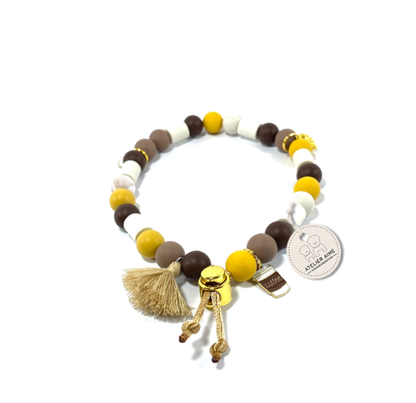 ATELIER AIME - Anti-tekenketting (Mustard Brown)