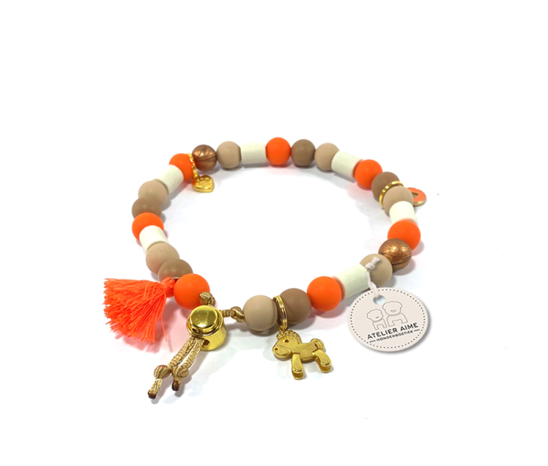 ATELIER AIME - Anti-tekenketting (Sandy Orange)