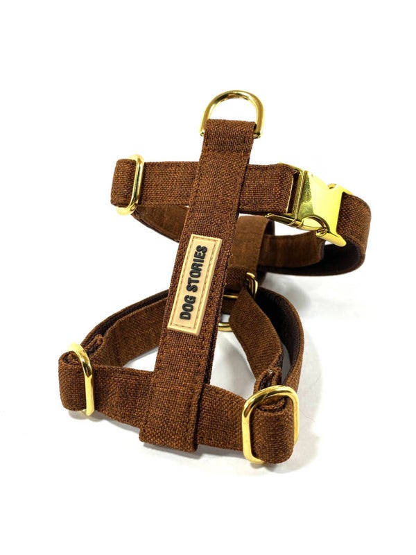 DOG STORIES - Harnas/tuigje Rustique Canvas
