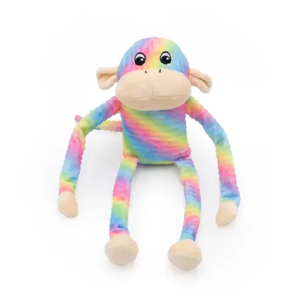 Spencer the Crinkle Monkey Rainbow Large