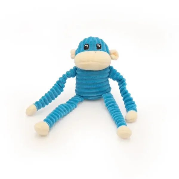 Spencer the Crinkle Monkey Blue Small