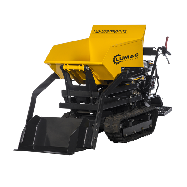 Benzin Raupendumper MD500HPRO-HTS (High-Tip & Schaufel)