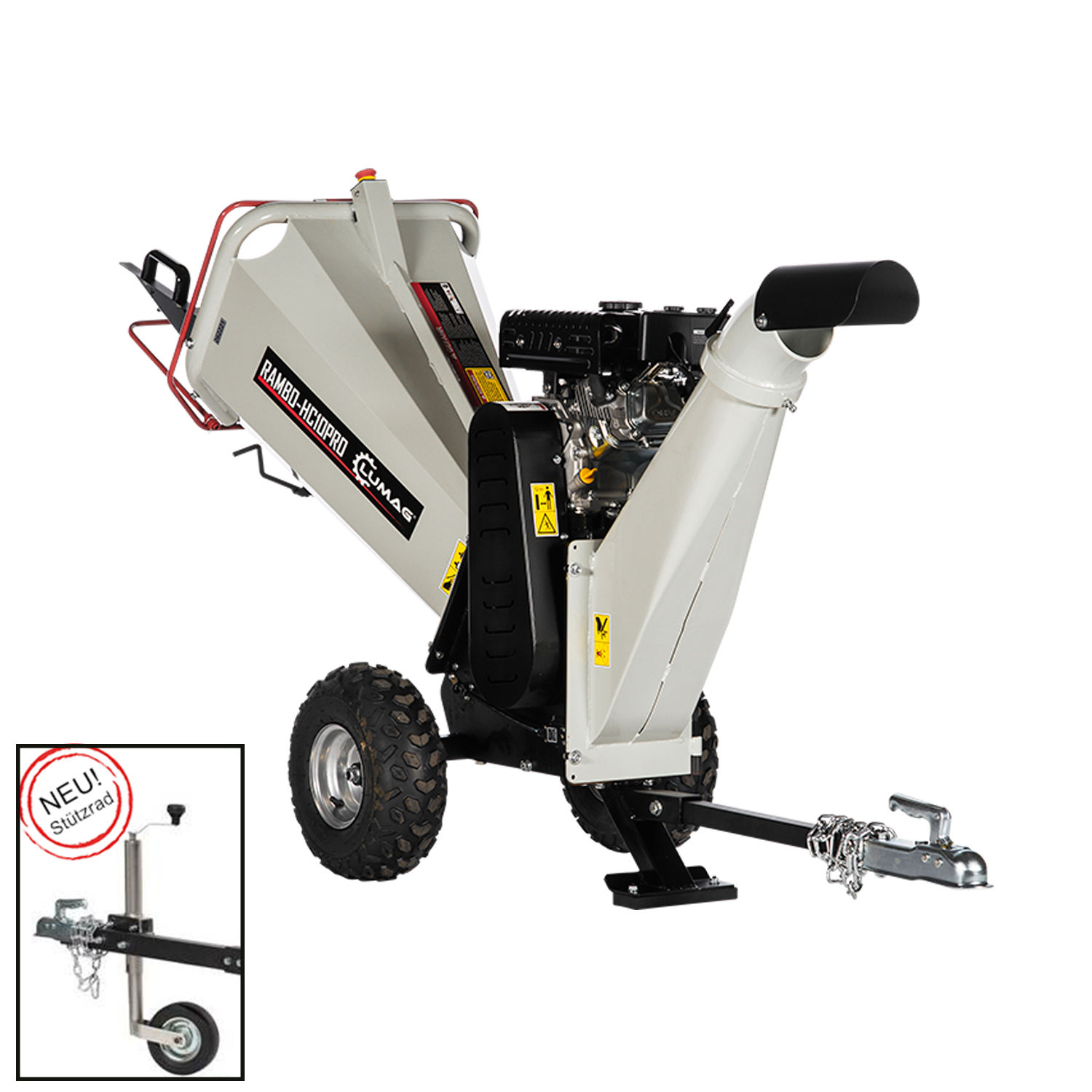 Benzin Trommelhäcksler RAMBO-HC10PRO