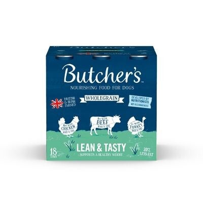 Butchers Lean and Tasty 18 pack cans.