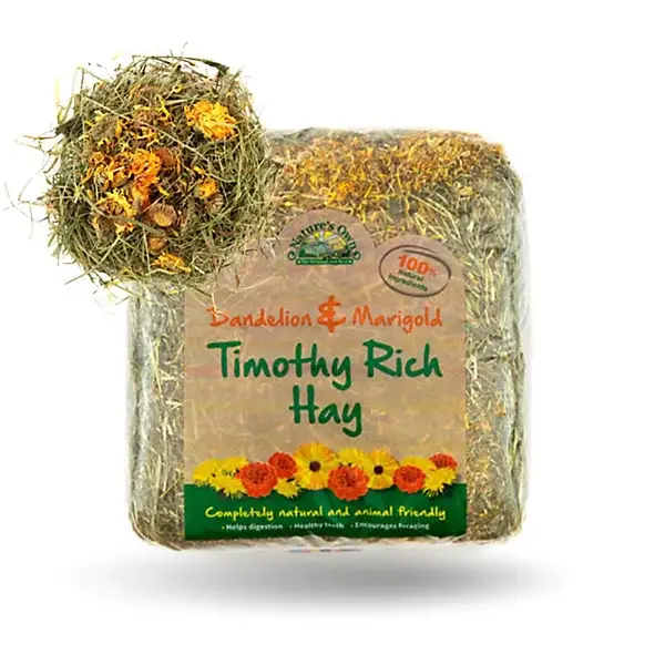 Natures own Timothy Hay - Marigold & Dandelion