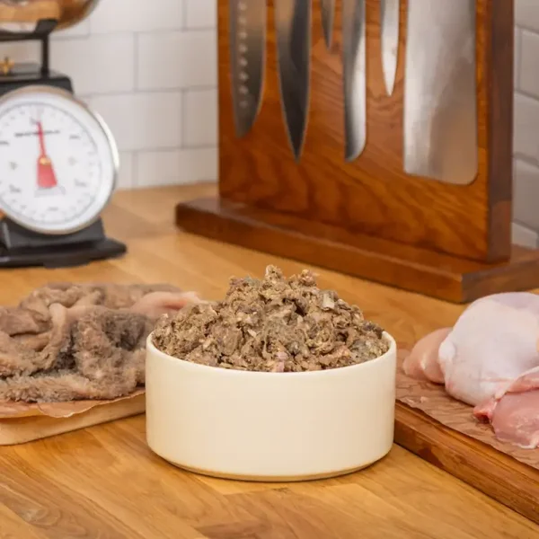 The Dogs Butcher Raw Chicken & tripe approx 10% bone - 1kg