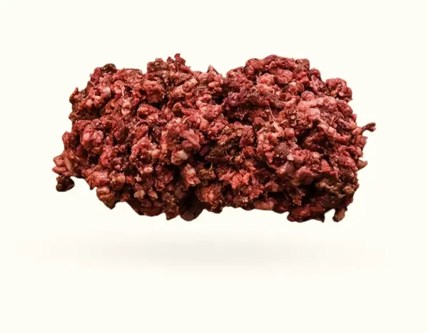 The Dogs Butcher Ox (beef) mince with duck 80-10-10 (1kg)