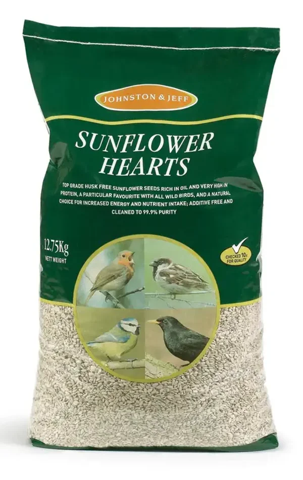 J&j Sunflower Hearts 12.75kg
