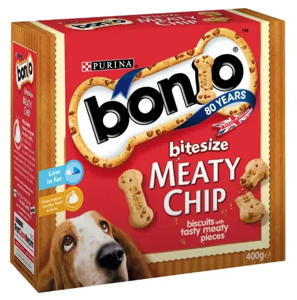 Bonio Meaty Chip Bitesize 400g