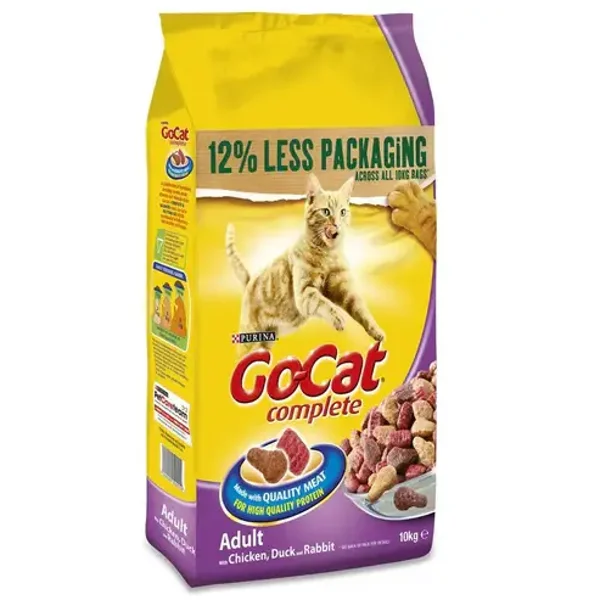 Purina Go-Cat With Chicken Duck & Rabbit   10kg