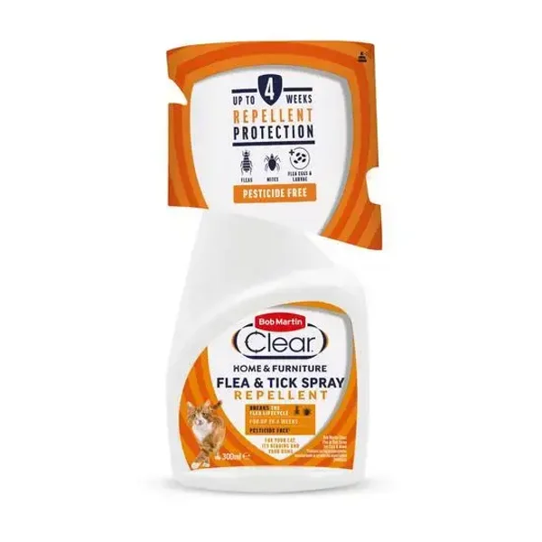 Bob Martin CLEAR Flea & Tick Spray Repellent 300ml