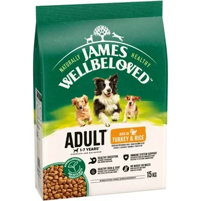 James Wellbeloved Adult Chicken & Rice 15kg