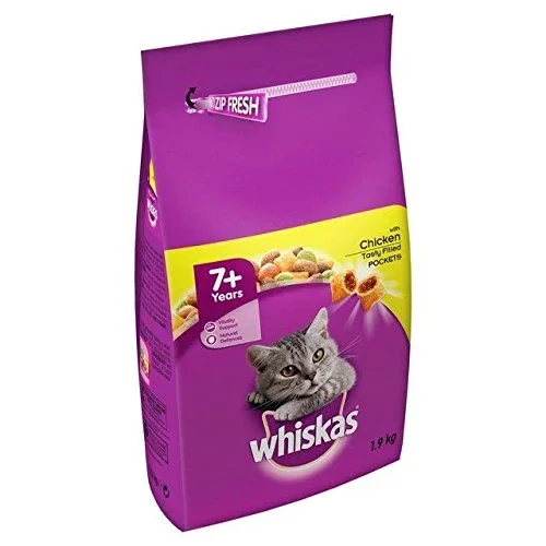 Whiskas with chicken 7yrs + 1.9kg