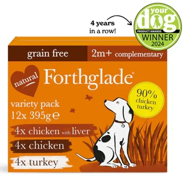 Forthglade variety Chicken & Turkey  x12 pack