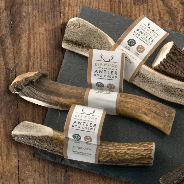 Elkwood 100% Natural Split Antler Chew (Large)