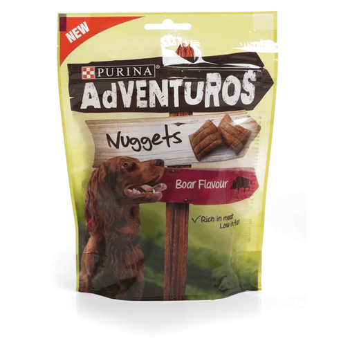 Adventuros Nuggets Dog Treats Boar Flavour 90g