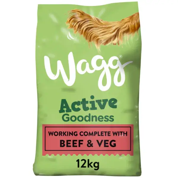 Wagg Active Beef & Veg - 12kg