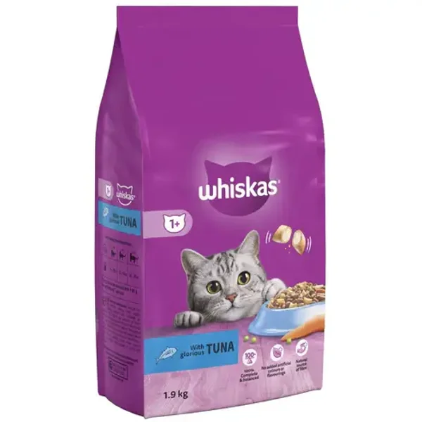 Whiskas 1+ With glorious Tuna 1.9kg