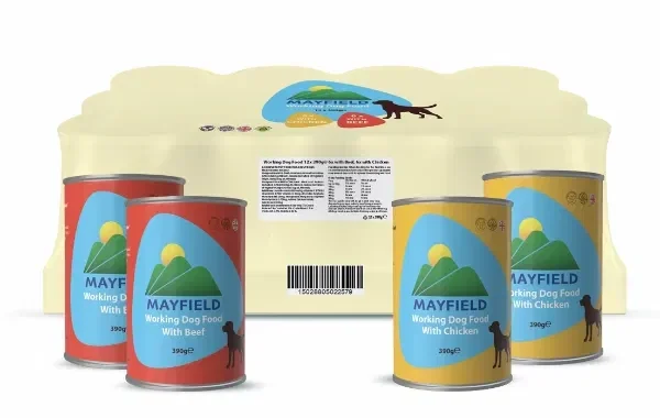Mayfield Working Dog Food 390g x12 pack