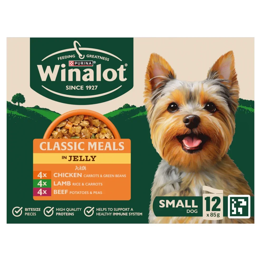 Winalot Classic Meals in Jelly Small Dog 12x85g