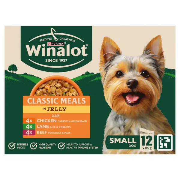 Winalot Classic Meals in Jelly Small Dog 12x85g