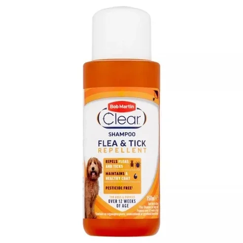 Bob Martin Clear Flea & Tick Repellent 150ml For Dogs & Puppies