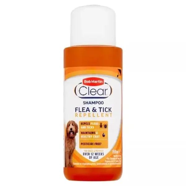 Bob Martin Clear Flea & Tick Repellent 150ml For Dogs & Puppies